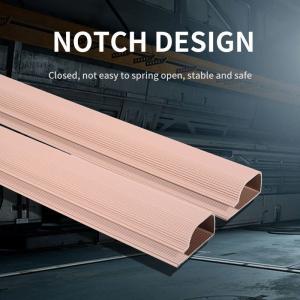 Custom OEM Raceway Smooth Channel New Design J Channel PVC Raceway Plastic