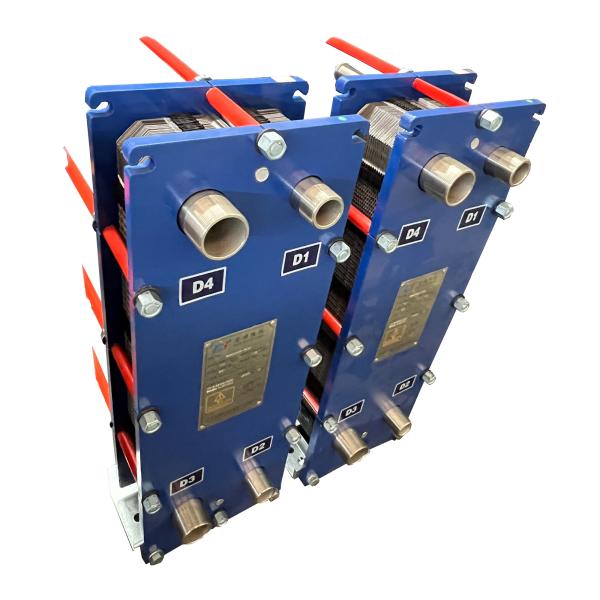 Buy High Efficiency Energy-Saving Semi Welded Gasket Plate Heat Exchanger for Oil Cooling at wholesale prices