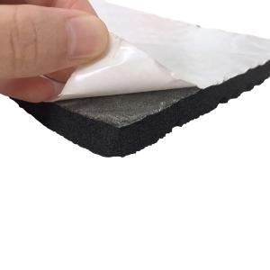 Excellent Compression Set Slow Rebound Memory Self Adhesive EPDM Rubber Sponge
