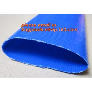Customized inch 3/4"-16" discharge water pvc layflat hose tubing pipe flexible