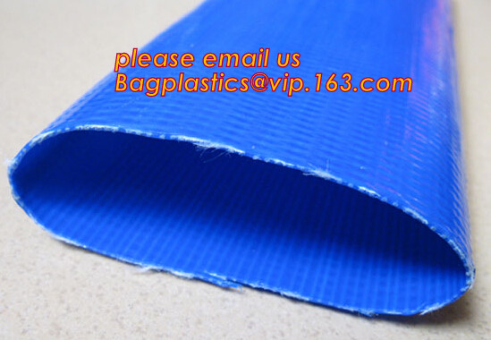 Customized inch 3/4"-16" discharge water pvc layflat hose tubing pipe flexible
