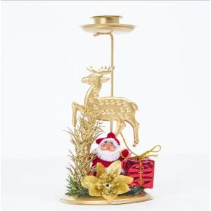 Fashionable Design Iron Ornament Christmas Candle Holder