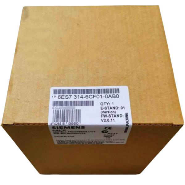 SIEMENS 6ES7314-6CF01-0AB0 SIMATIC S7-300, CPU 314C-2DP COMPACT CPU WITH MPI, 24