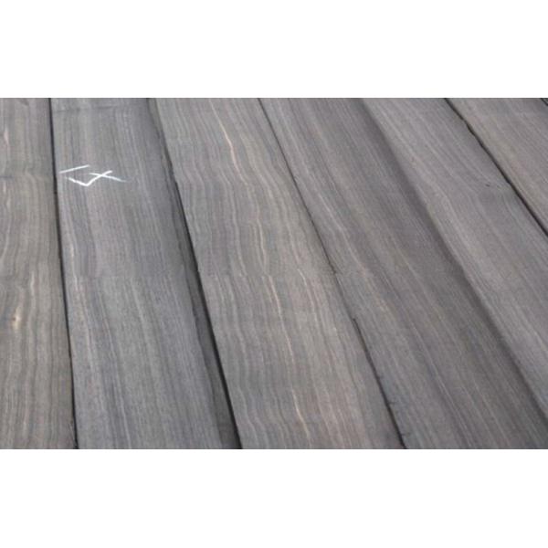 Buy Macassar Ebony Quarter Cut Veneer , Black With White Lines at wholesale prices