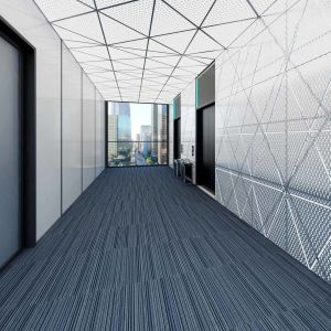 FY Series Lerve Loop Solution-Dyed Office Carpet Tiles