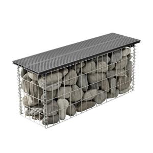 50×100mm Decorative Gabion Garden Bench