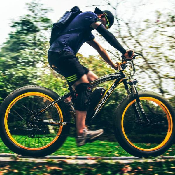 US EU STOCK 1000W High Power Electric Bike Fat Tire All Terrain 21 Speed 17Ah 26 Inch RICH BIT 012