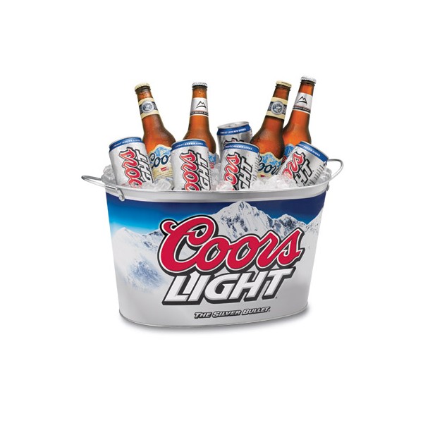 DADI Graphic Design 5L Tinplate Ice Bucket Cooler Tub Galvanized Wine Bucket for 6 Bottles Beer