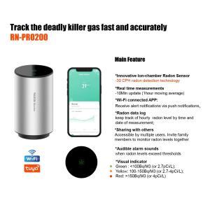 Radon Monitor Multirae 5 Gas Meter RN-PRO 200 Home Safety Customizable