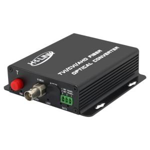 HD 1080p 1 Channel Video Converter HDCVI/TVI/AHD Fiber optic Video Transceiver
