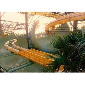 Kids / Adult Family Water Slide , Fiberglass Pool Outside Water Slides