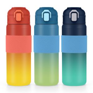 Leakproof Seal Metal Thermos Insulated Vacuum Sport Running Drink Water Bottle