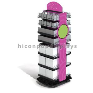 Metal Floor Standing Gondola Retail Display Shelving Free Design For Supermarket