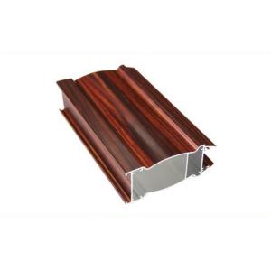 Wood Grain Sliding Glass T6 Aluminum Window Profiles