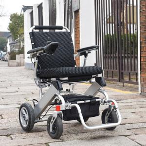 9.6AH Lithium Battery Foldable Electric Wheelchair For Disabled