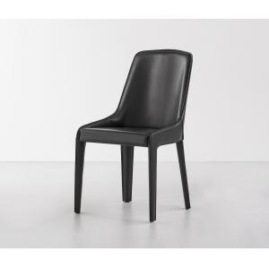 Elegant Bonaldo Lamina Fiberglass Dining Chair With Strong Steel Frame