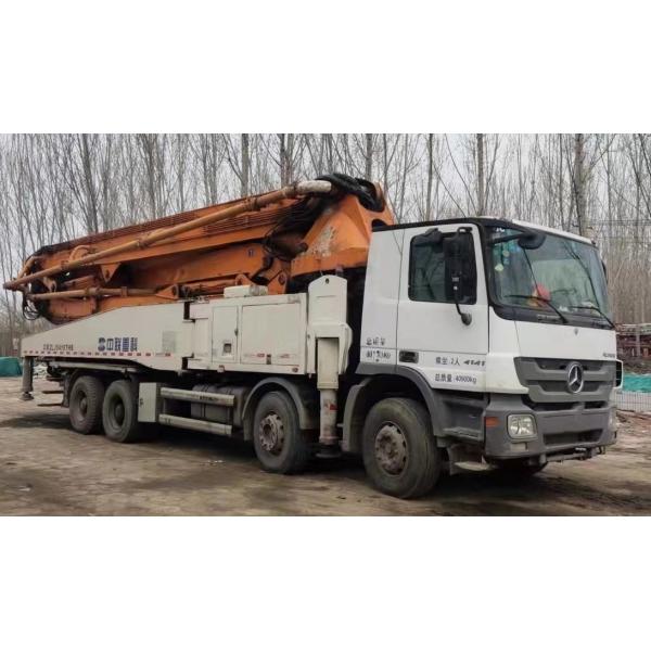 Buy 62m Concrete Pump Truck Vibrating Amplitude 2.6mm Zoomlion Used Construction Machine 2012 at wholesale prices