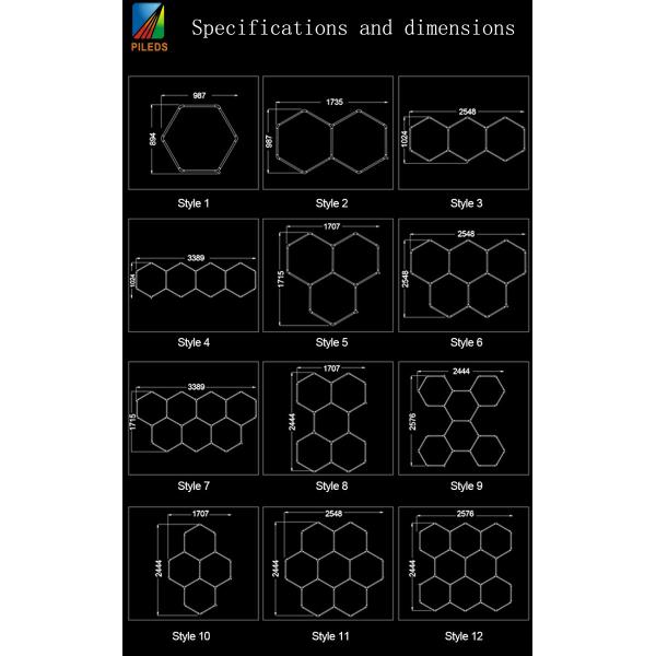 RGB Honeycomb LED Pixel Bar Tube IP20 with 14W/meter Power Consumption and 270° Beam Angle