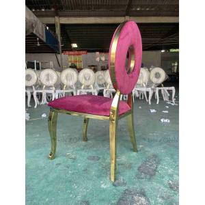 Round Back Dining Chairs Special Design Stackable Function Banquet Chairs