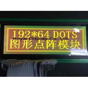 Quality Royal 192X64 Dots Mono LCD Screen Graphic LCD Module FSTN Cog OLED Display for sale