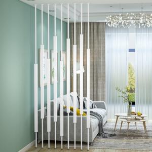 Aluminum Pink Column Screen Partition Divider For Living Room