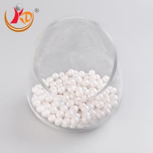Refractory White Ceramic Balls / Beads Zirconium Polished ROHS