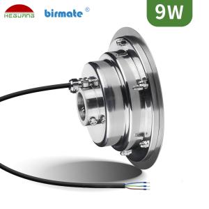 DC24V 750lm Underwater Fountain Led Lights 9W 3000K CCT SS316L