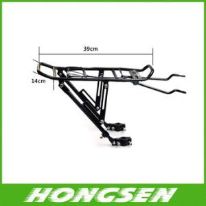 Adjustable universal road/mountain bicycle rear carrier/storage