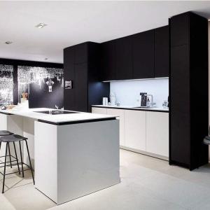 Luxury Furniture New Designs Modern Kitchen Cupboard Cabinet PVC Countertop