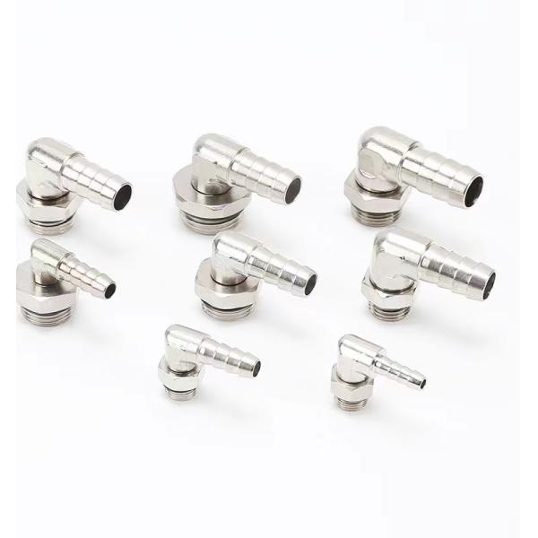 Cylindrical Head Code TBT-PL Quick Coupler for Metal Angle Copper Threaded Joints