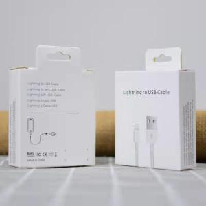 Retail Package Apple Charger Box Folders Paperboard Recyclable