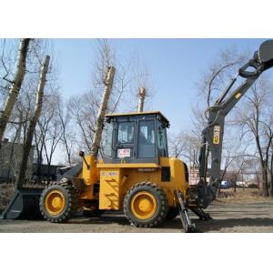 Low Noise Tractor with Bucket and Backhoe Wing Spread Support Leg 0.3M3 Digger