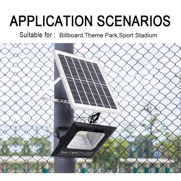 150 Watt IP66 Solar Flood Lights Multi Function Remote Control