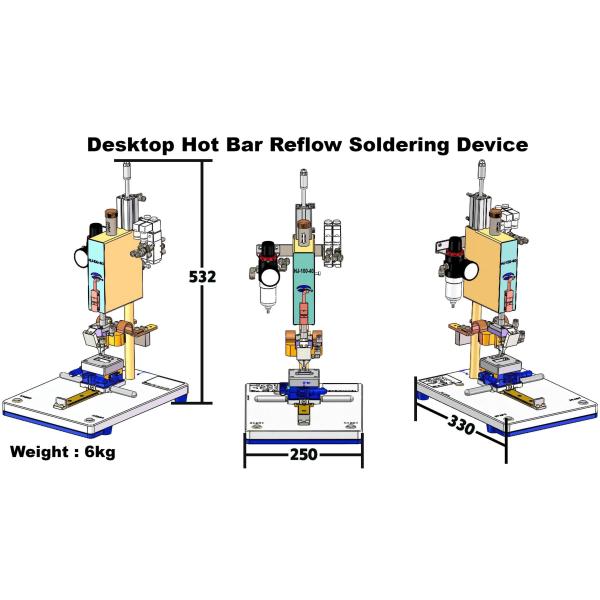 Desktop Thermode Soldering Machine for Soldering Flex PCB (FPC) with Hot Bar Reflow Soldering