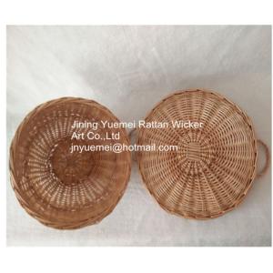 2016 wicker tray bread tray handmade harmless customized home use round with