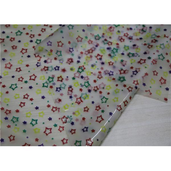 Buy Semi Transparent Faux Leather Fabric , Artificial Leather Fabric Eco - Friendly at wholesale prices