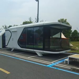 Durable Outdoor Space Capsule Customized Space Capsule Home Prefabricated