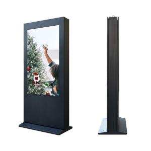 USB Version Outdoor Digital Advertising Display Screens Board Totem 55 inch IP65
