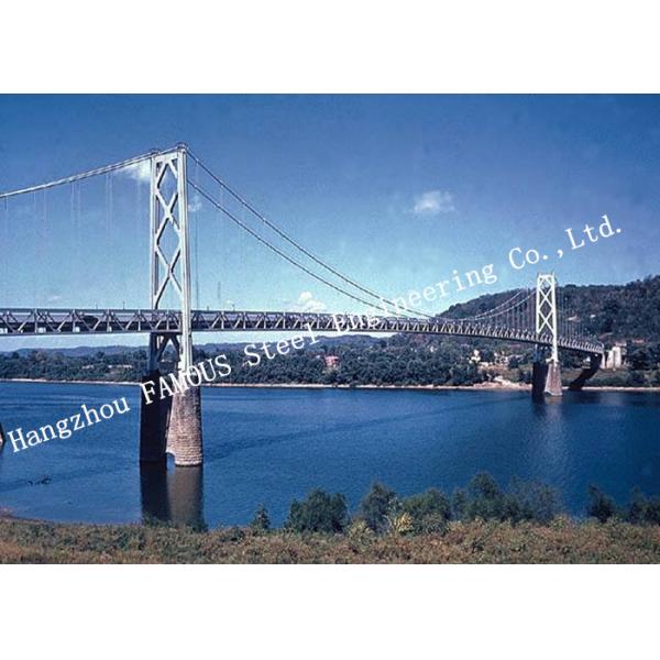 Cool Cable Stayed Red Suspension Bridge Structural Frames Bailey Clear Span