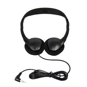 104±10%DB Sensitivity Customized Length Headband Headphones Wired Airline