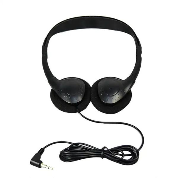 104±10%DB Sensitivity Customized Length Headband Headphones Wired Airline