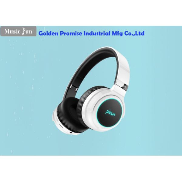 Buy Glowing Light Wireless Headband Earphones 40mm Drive Units at wholesale prices
