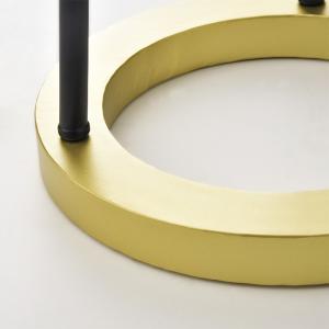 Hotel Industrial Retro Black Hardware Cloth Cover living room standing lamp(WH