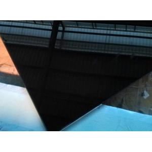 Greenhouse Black Tempered Glass Tabletop , Tempered Plate Glass Hexagon