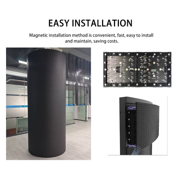 Indoor Sphere LED Display Screen with 1500cd/sqm Brightness and 3840Hz Refresh Rate for Seamless Video Display