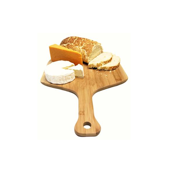 Antimicrobial BAP Free Large Organic Bamboo Pizza Board with Handle