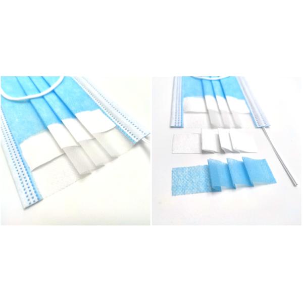 Soft 3 Ply Disposable Face Mask , YIHE 99.9% Bfe PP Non Woven Face Mask