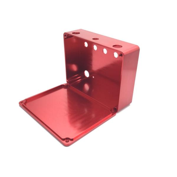 Buy Custom CNC Brushed Small Aluminum Enclosure Box By Die Casting Anti Collision at wholesale prices