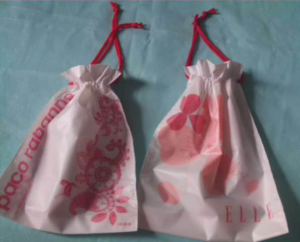 Buy Promotional Swimwear Drawstring Plastic Bags With Double Ropes at wholesale prices