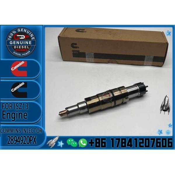Common rail injector fuel injecto 2894920PX 2058444 2482244 2031386 for ISZ13 Excavator DC09 DC16 DC13